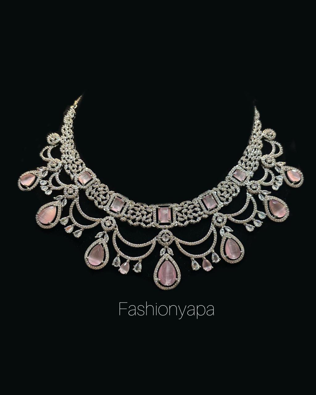 Mint Pink Necklace
