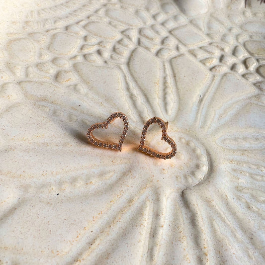 Heart Studs