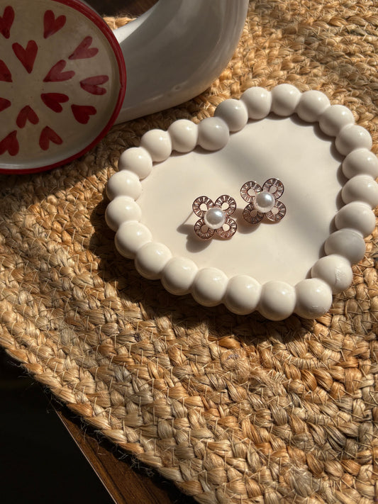 Korean Flower Studs